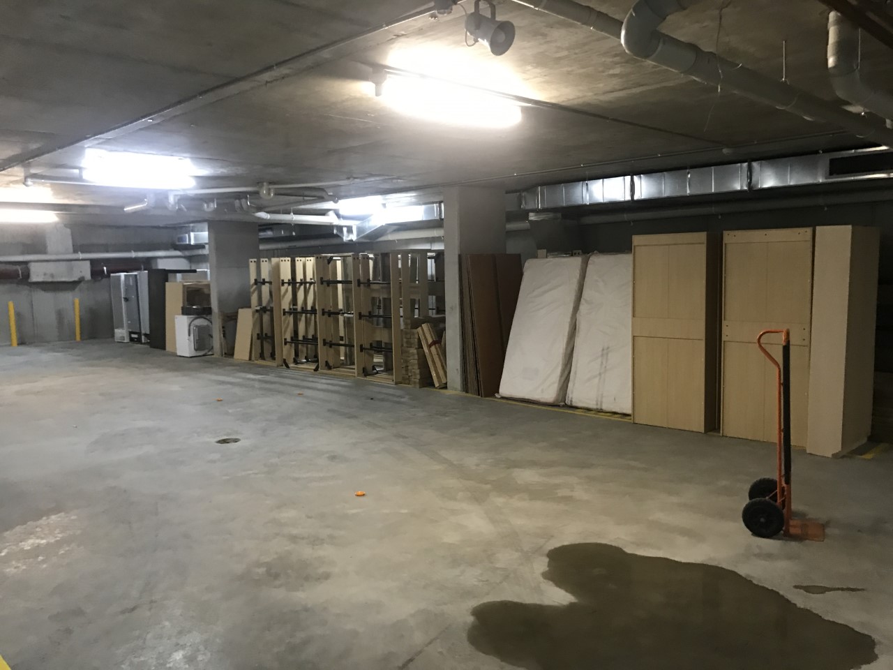 Storage and staging area