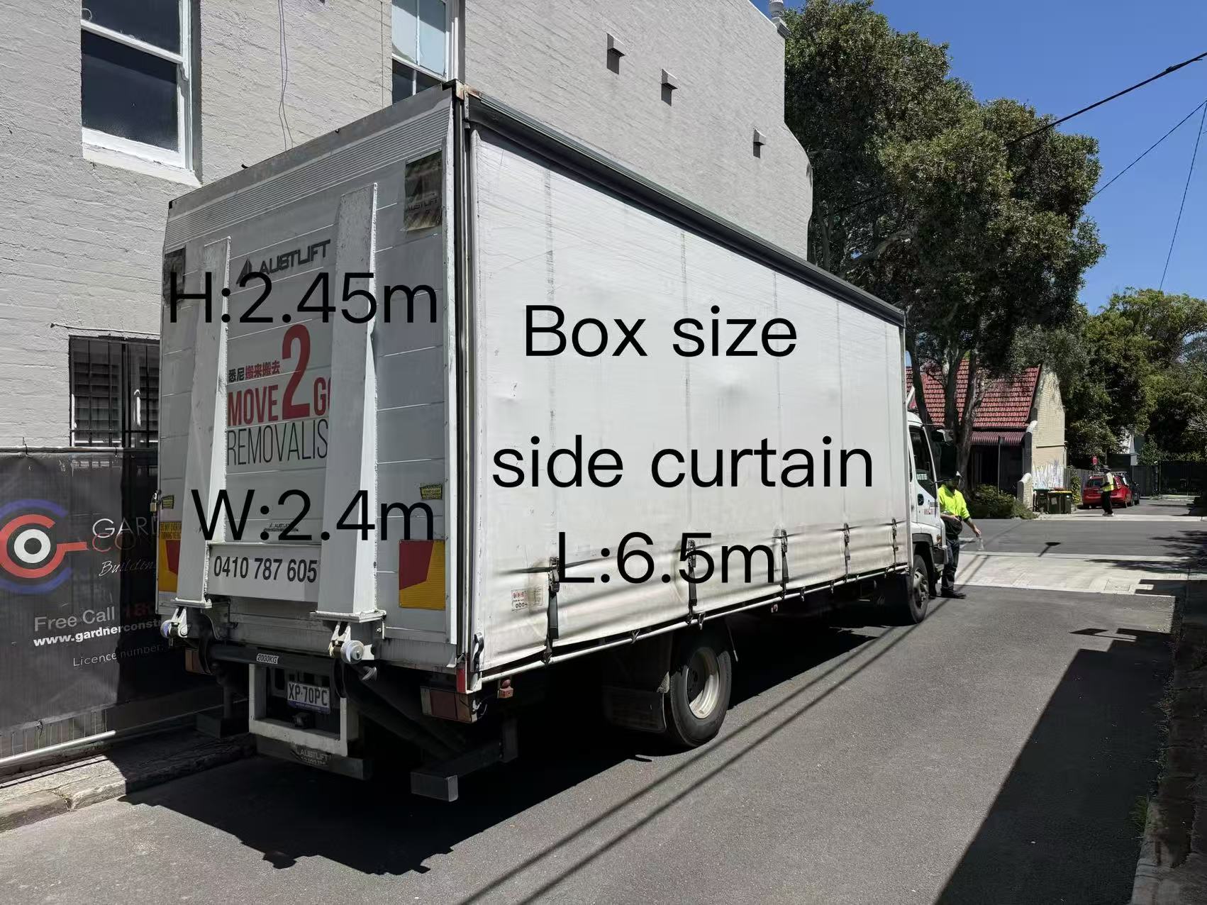 10.5t removal truck by Move2Go Removalist